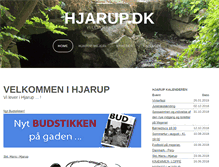 Tablet Screenshot of hjarup.dk